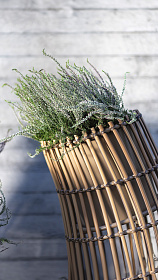 Кашпо Cyclone M NATURAL RATTAN
