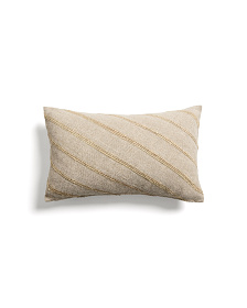 Чехол для подушки Riena бежевого цвета из хлопка и вискозы, 30 x 50 см