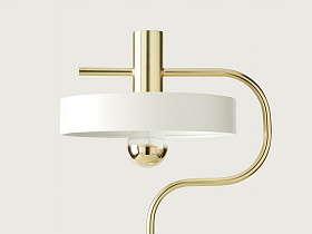 Настольная лампа Aloa белый плафон