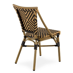 Садовый стул Abacus черно-бежевый