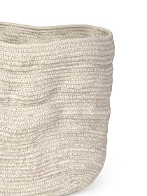 Корзина Stonewashed натуральная 30*25