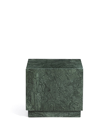 Приставной столик Sorein из зеленого мрамора 40 x 40 см