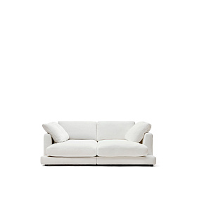 Gala 3-х местный диван с двойным шезлонгом белого цвета 210 см