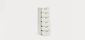 Шифоньер Wally 6D кремовый