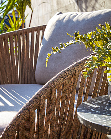 Веревочное кресло Branzie коричневое