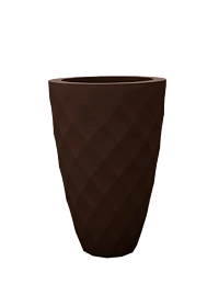 Кашпо Vases Nano матовое бронзовое Ø14x28