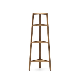 Victora Уличный стеллаж из массива акации 42 x 150 см