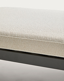 Шезлонг Kionia из алюминия цвета графит