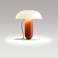 Настольная лампа Gambosa M белый/оранжевый