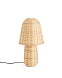 Настольная лампа из ротанга Neuda со светлым покрытием