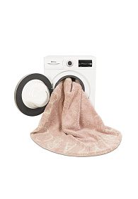 Ковер круглый Алфавит Round ABC (розовый) 150R