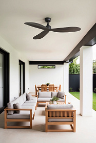 Вентилятор PALMA M Коричневый IP44 TUYA