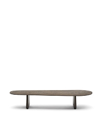 Журнальный столик Pirita из массива дуба в темной отделке, 146