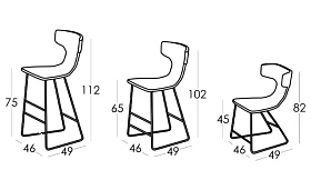 Полубарный стул Burt