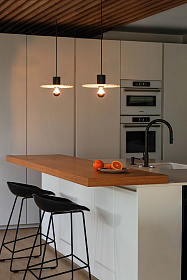 Подвесной светильник Confetti из переработанного пластика мраморный ø30см