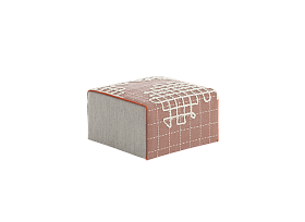 Пуф маленький Bandas A розовый