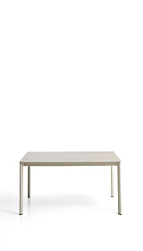 Уличный стол Anafi из спеченного камня и бежевого алюминия 180 x 90см