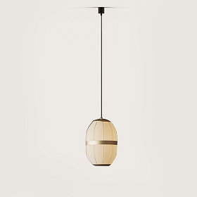 Подвесной светильник Pull C1249 Matt black/Aged gold