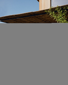 Комплект садовой мебели Aleria из коричневого алюминия и веревки