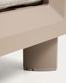 Уличное кресло Nerano из алюминия цвета таупе