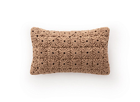 Подушка декоративная Momos светло-коричневая 48x30 см