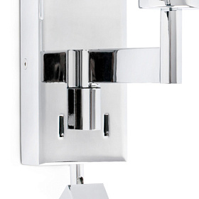 Бра с ридером Artis хром/белый