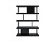 Книжный стеллаж WILLIS 1 Black gloss
