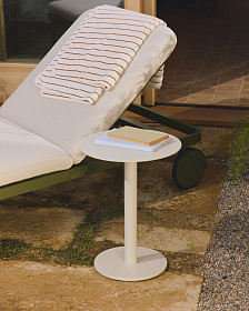 Шезлонг Kionia из зеленого алюминия