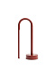 Переносная настольная лампа Bow из красного алюминия