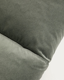 Трехместный диван Veliro из зеленого бархата, 240 см