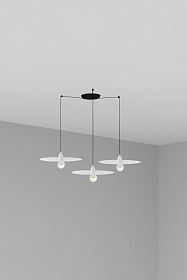 Люстра Plat 3L белая