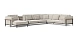 SILENCE Модульный диван SILSD341MTL-SILSI341MTL