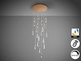 Lagrimas Люстра 20L розовое золото