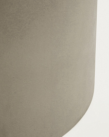 Кашпо Aiguablava из серого цемента Ø 52см