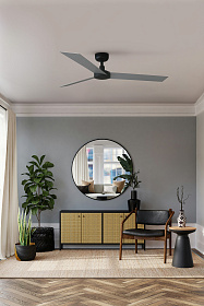 Потолочный вентилятор CRUISER L Ш1320mm черный 3 PALAS алюминь