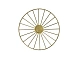 Бра Wheel 90 cm золотой + цоколь 25 cm золотой