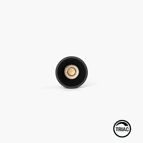 Встраиваемый светильник TULIPA DOWN SIM IP65 7W черный 36° 2700K CRI90 TRIAC