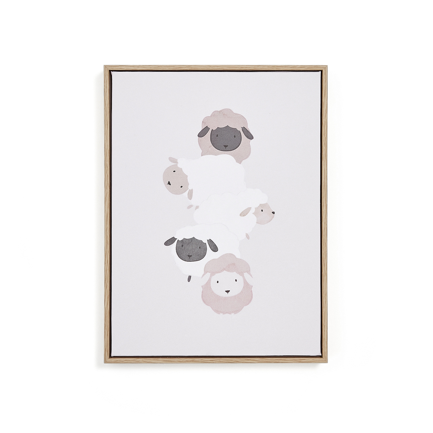 Картина Milu с бежево-белыми овцами, 40 х 30 см