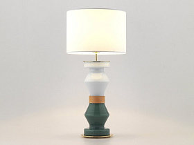 Настольная лампа Kitta Kitta золотой металл+ белый абажур 801011/41