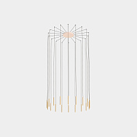 Подвесной светильник Candle 18 золотой DALI