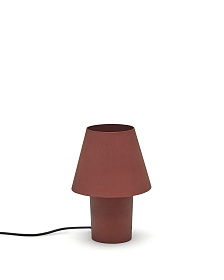 Canapost Настольная лампа из металла с терракотовой окраской
