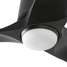 Потолочный вентилятор HEY TUB S Ш900MM черный 3 P LED 10W CCT TUYA