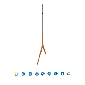 9384+9229 (5L) Подвесная люстра ARRECIFE