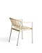 Уличный стул Livadia из бежевого алюминия и веревки