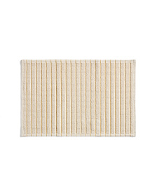 Хлопковый коврик для ванной Merade с желтыми полосками, 50 x 80 см