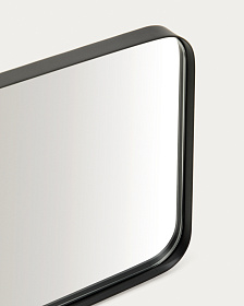 Черное металлическое зеркало Marco 55,5 x 150,5 см