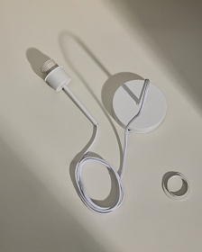 Крепление для металлического потолочного светильника Fulvia с белой отделкой