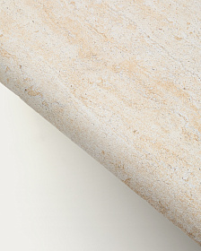 Журнальный столик Drasi из цемента с отделкой под травертин 140 x 70 см