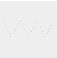 Подвес Attic 3 bodies Conic Shape 1200mm 00-8379-05-14