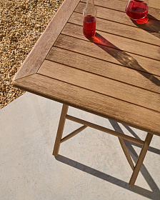 Складной стол Dandara деревянный 66 x 66 см